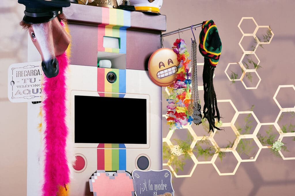 FriendsBox accesorios para la cabina de fotos